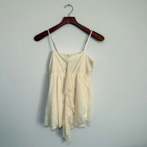Y2K Pinky Cream Lace Cami